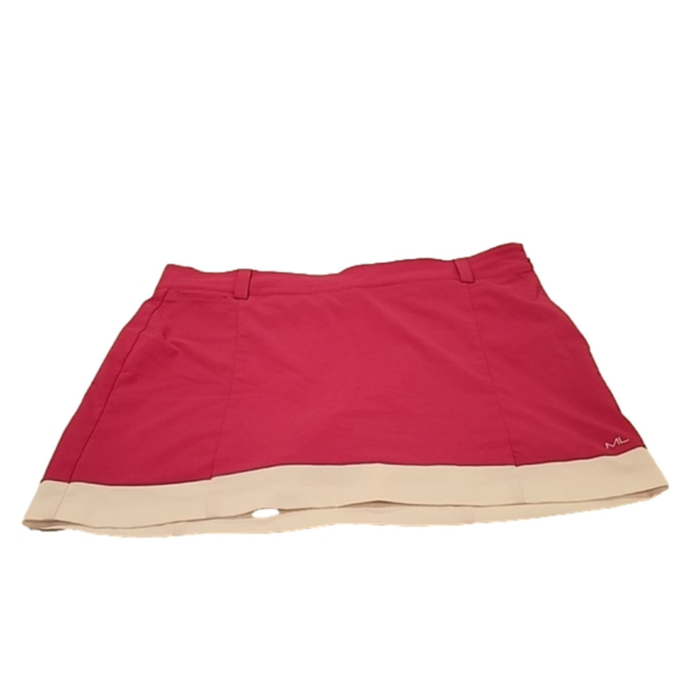 Maggie Lane golf skirt hot pink womans size14 very good condition